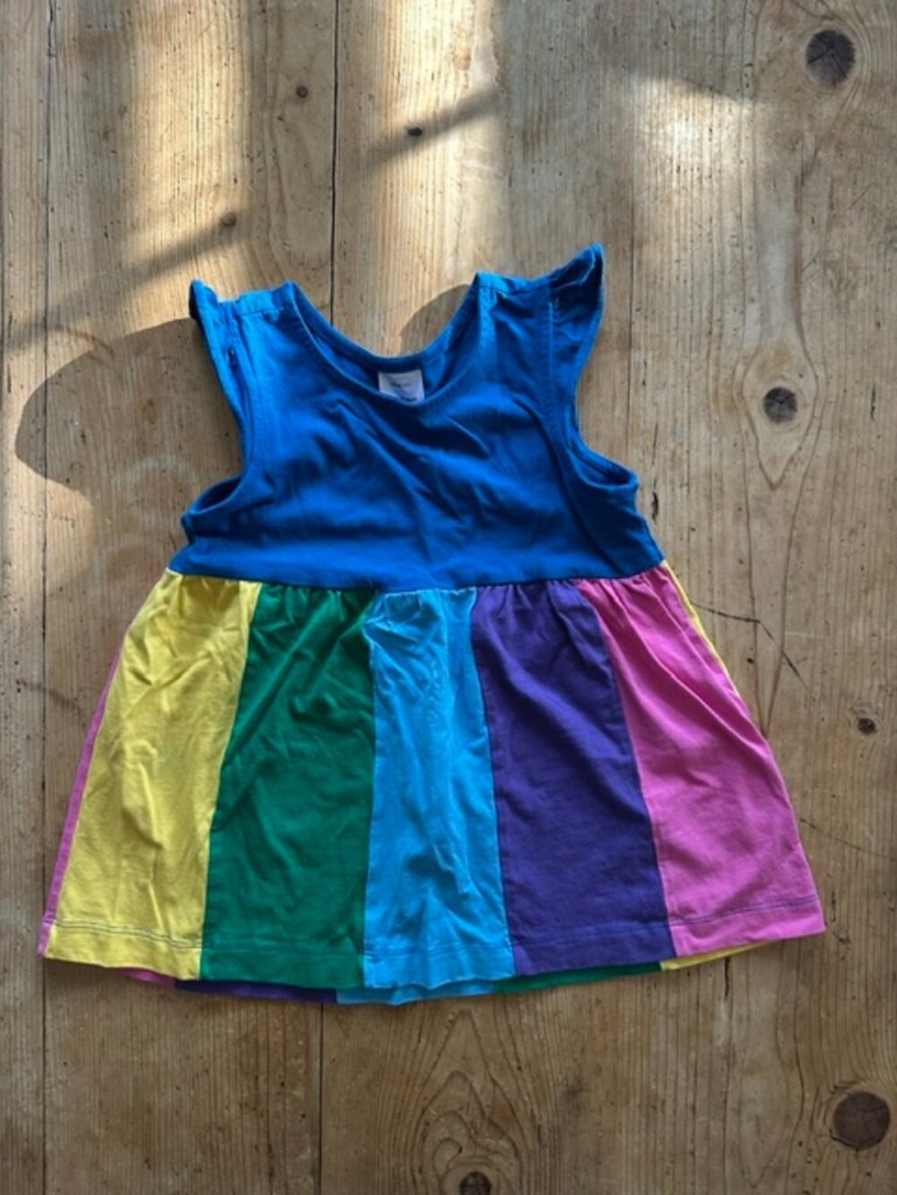 Hanna Andersson Girls Multi Color Sleeveless Tunic Size 5